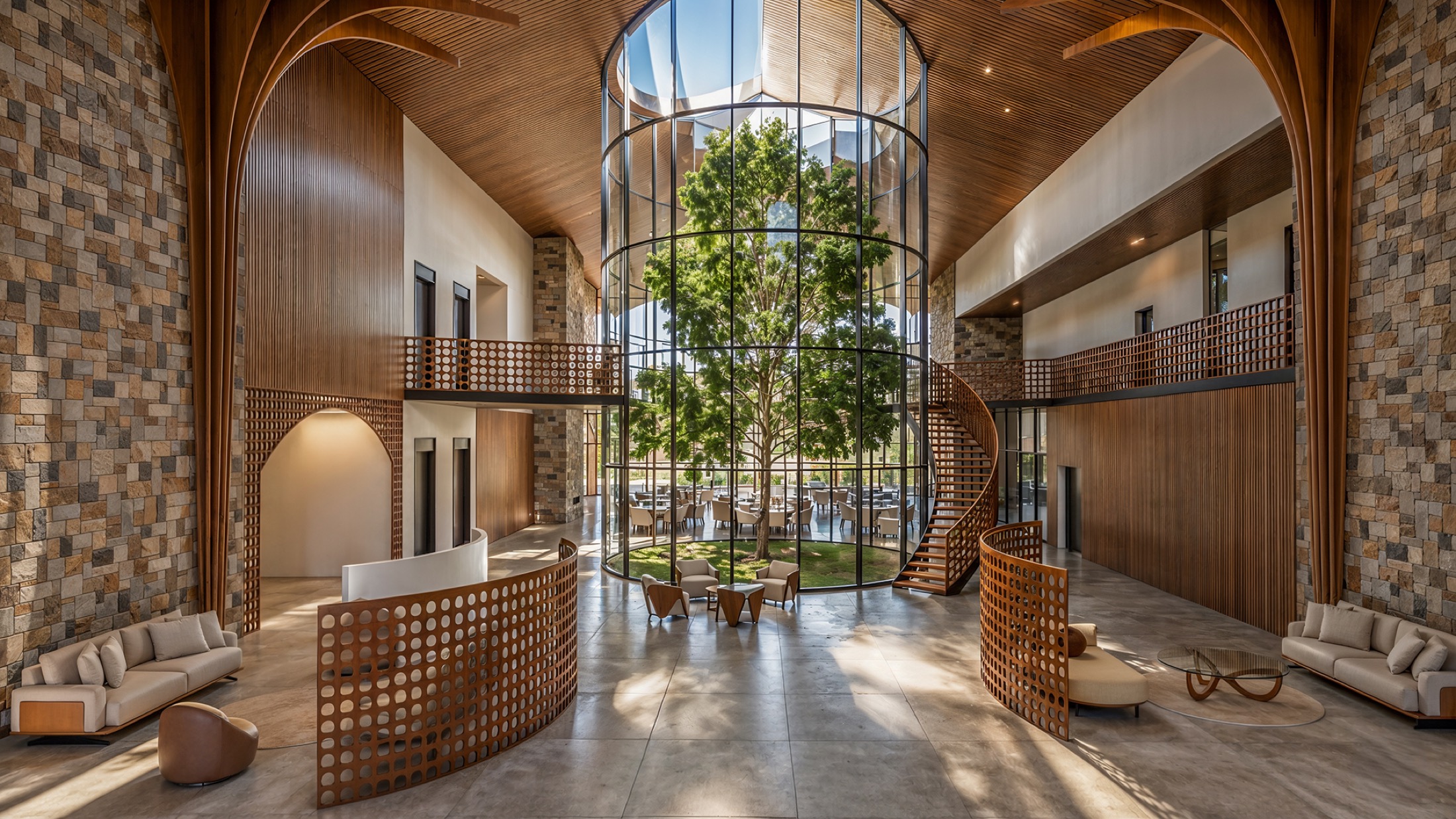 Lobby y corazón del encuentro